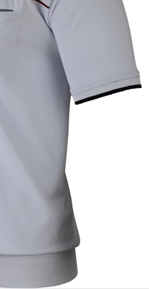 Herren Poloshirt Kurzarm, Polohemd, Gestreifte Blousonshirt mit Brusttasche aus Baumwoll-Mix (M bis 3XL)