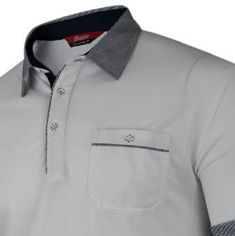 Polo Shirts Herren Kurzarm, Blousonshirts, Gestreifte Polohemden mit Brusttasche aus Baumwoll-Mix (M bis 3XL)