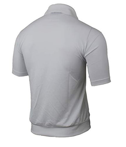 Herren Poloshirt Kurzarm, Polohemd, Gestreifte Blousonshirt mit Brusttasche aus Baumwoll-Mix (M bis 3XL)